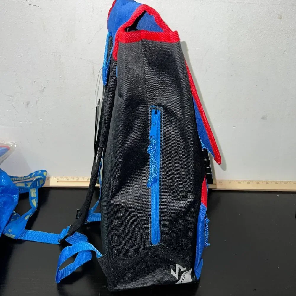 Vintage New York Rangers Retreat Backpack Bag Blue NHL Nasco Little America‎